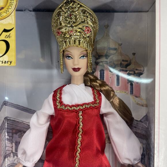 Princess of Imperial Russia Barbie Dolls Of The World Pink Label Collection 2004 - Picture 2 of 14